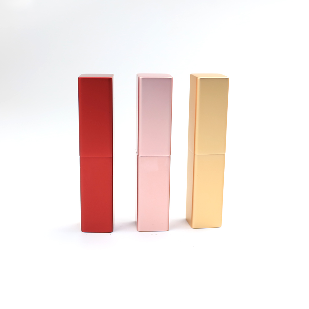 Hot Selling Private Logo Free Sample 3g Empty Gold Pink Red Aluminum Lipsticks Tubes Factory