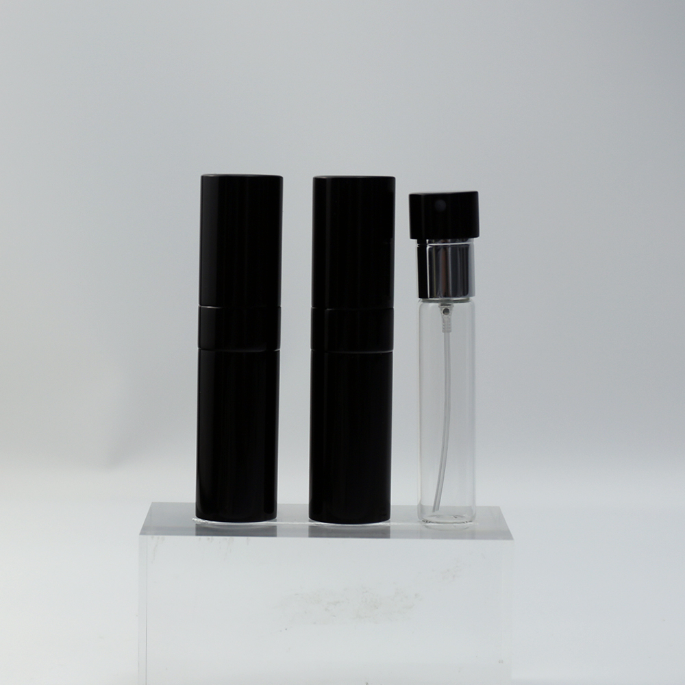 10ml Twist Up Aluminum Shell Glass Inner Bottle Perfume Atomizer