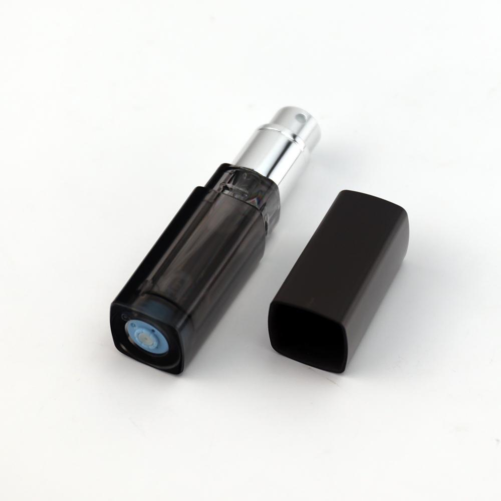 Square 5ml PCTA Bottom-filled Perfume Atomizer
