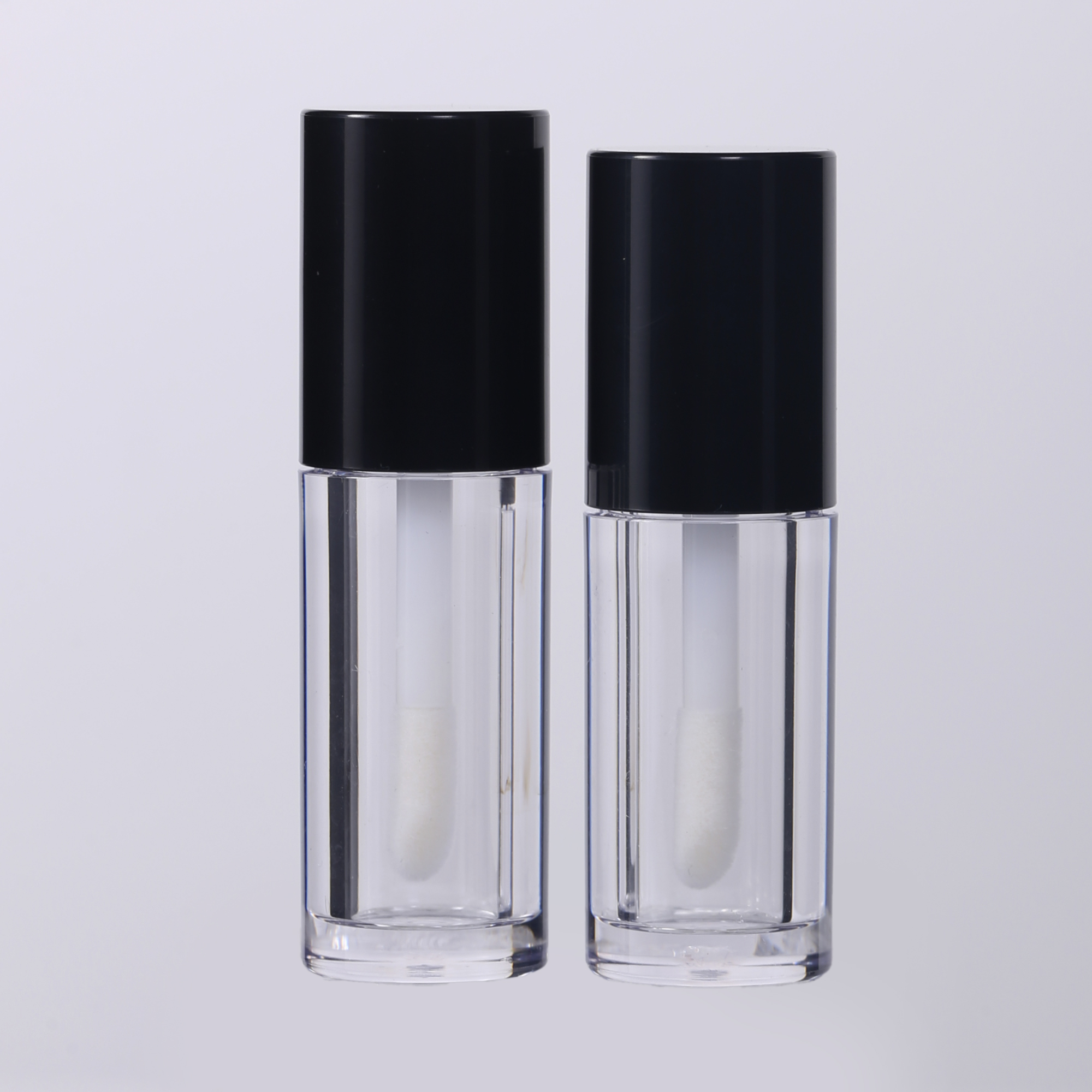 Custom Colors Cute Black Empty Private Logo 3.3ml Lip Gloss Tube