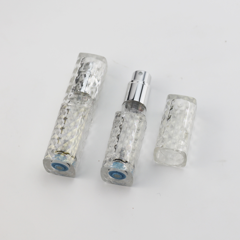 Transparent Round PCTA Bottom-filled Perfume Atomizer