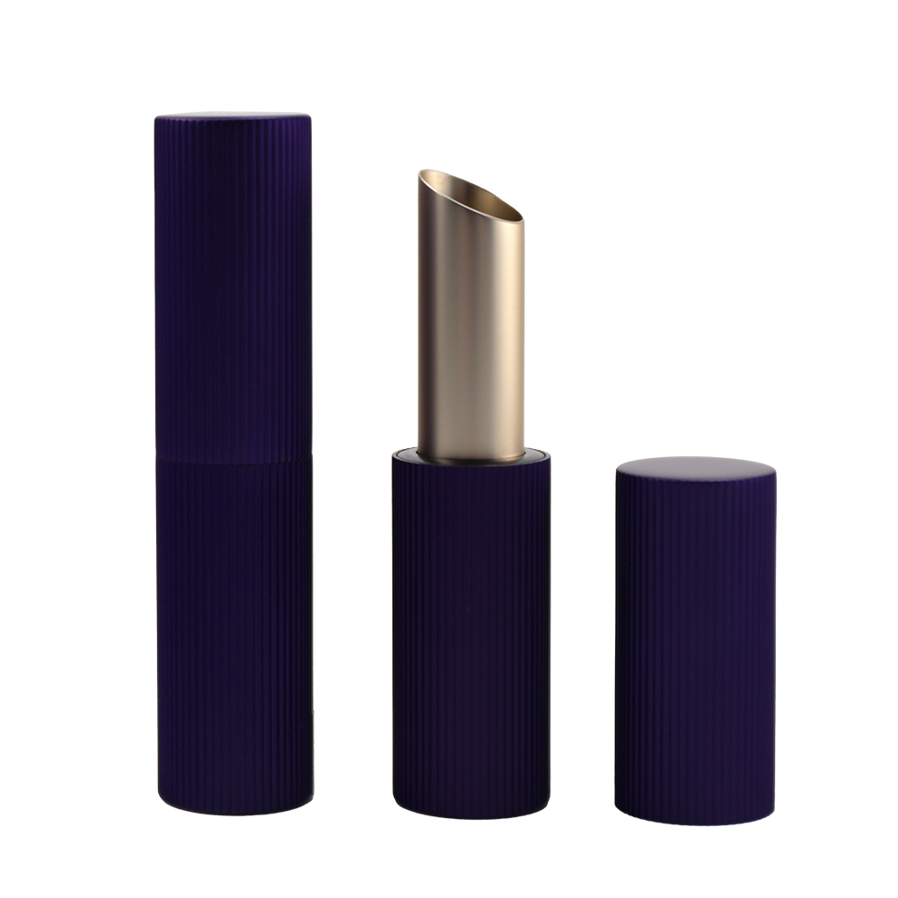Round Ribbed Bottom Filling Magnetic Lipstick Container