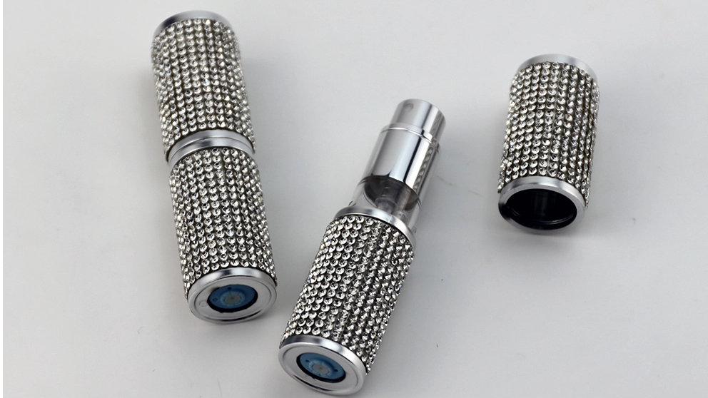 5ml Leather-Covered Bottom-Fill PCTA Perfume Atomizer