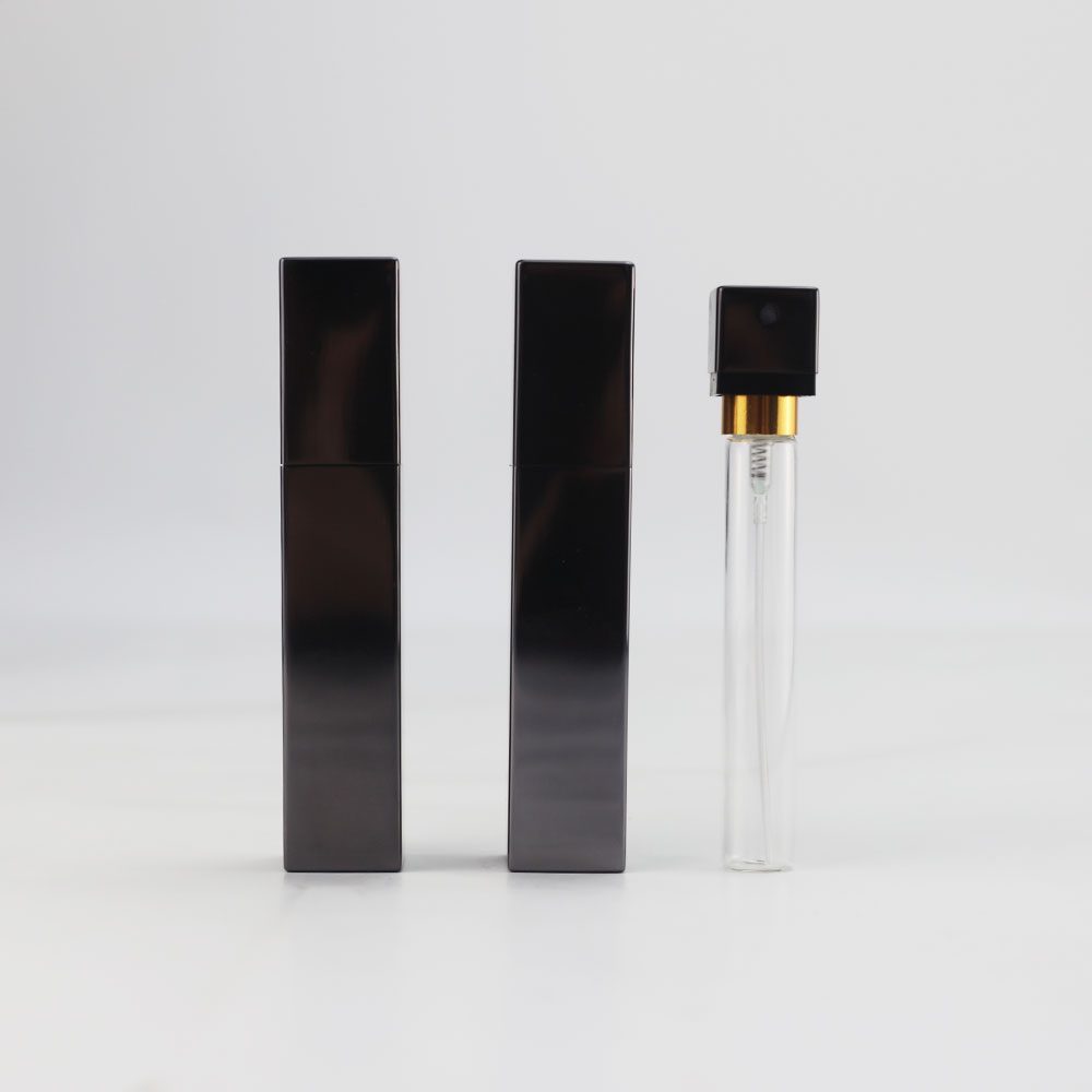 Empty Twist 7.5ml Square Refillable Perfume Atomizer Bottle