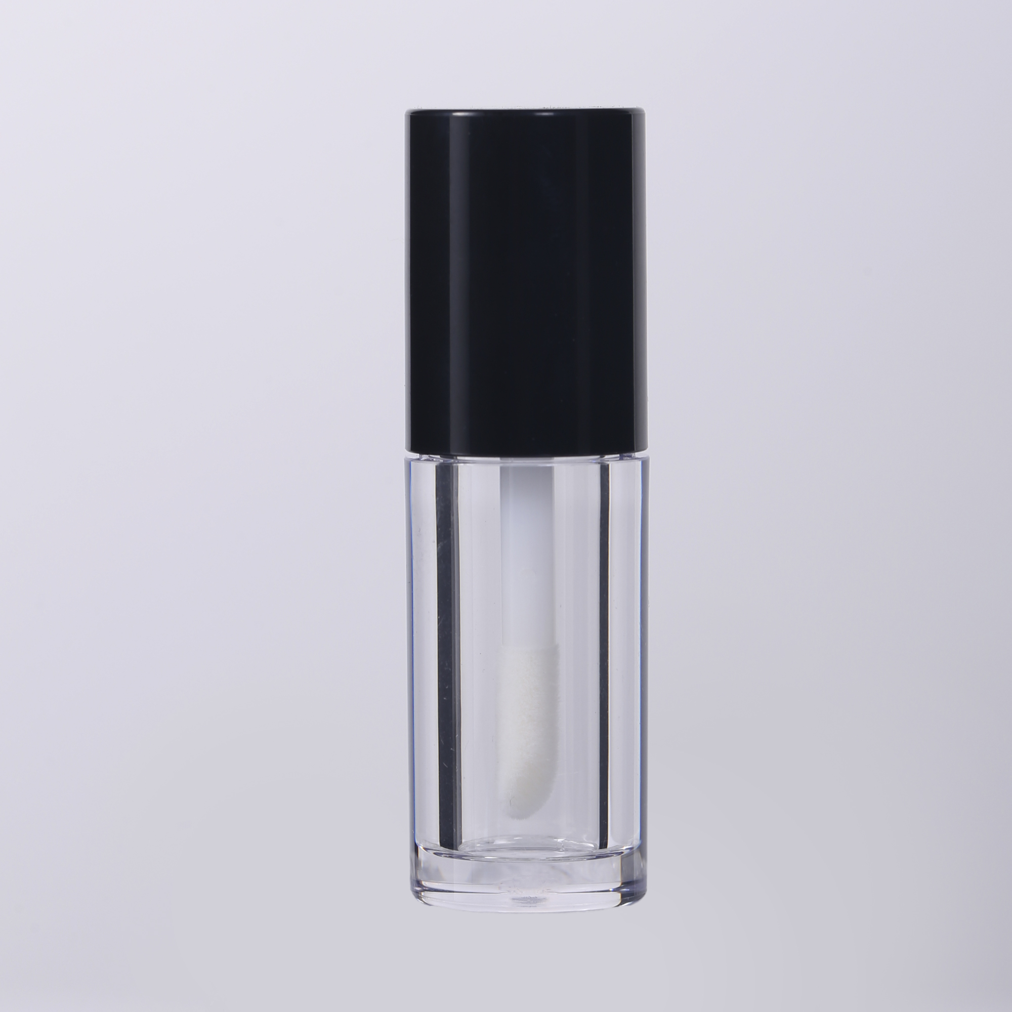 Custom Colors Cute Black Empty Private Logo 3.3ml Lip Gloss Tube