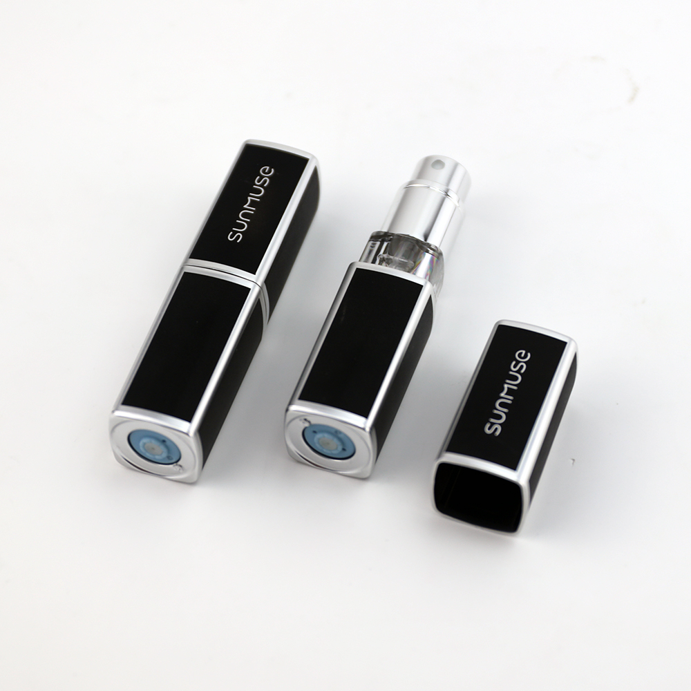 Square 5ml PCTA Bottom-filled Perfume Atomizer