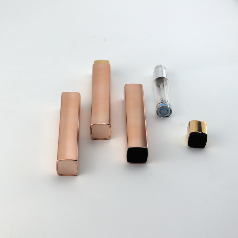 5ml Press up Plastic Square Bottom-filled Perfume Atomizer