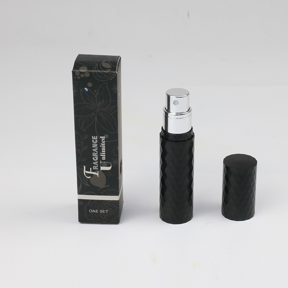 Bottom-filled Refillable Perfume Atomizer Bottle with Color Box