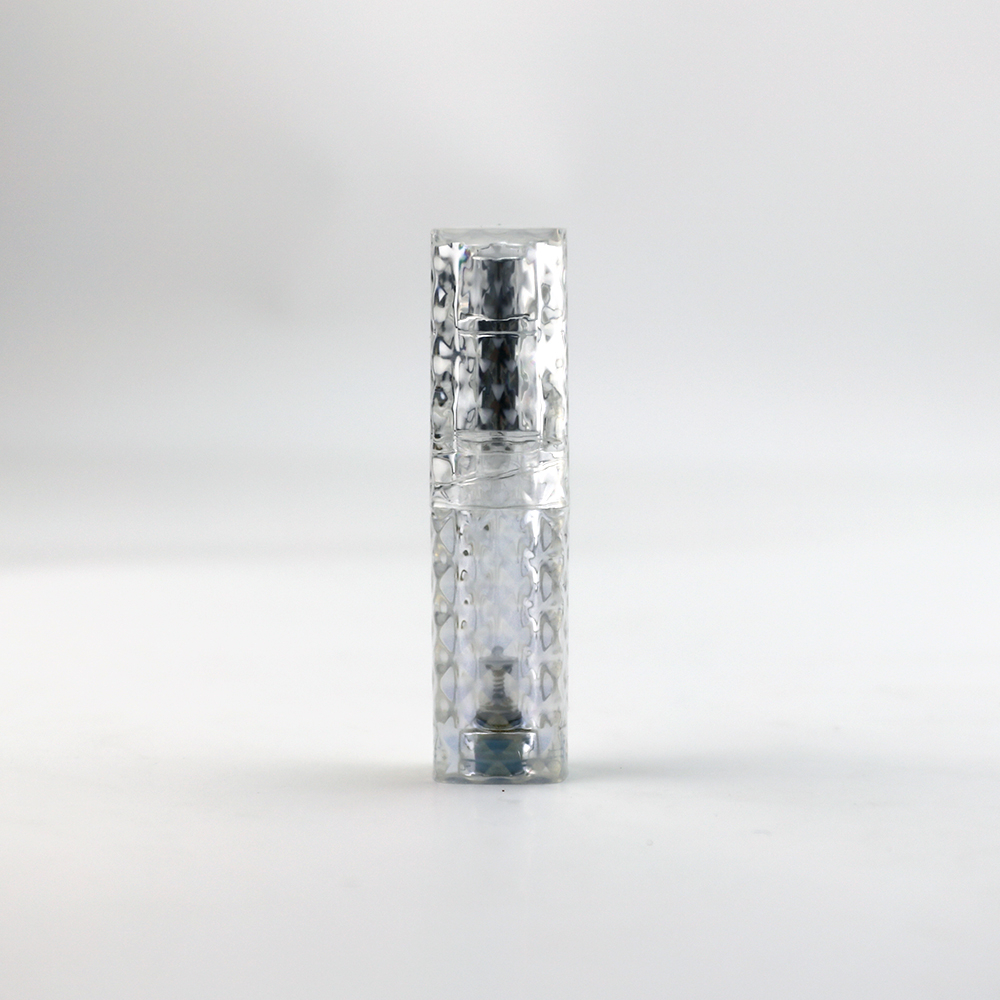 Transparent Round PCTA Bottom-filled Perfume Atomizer