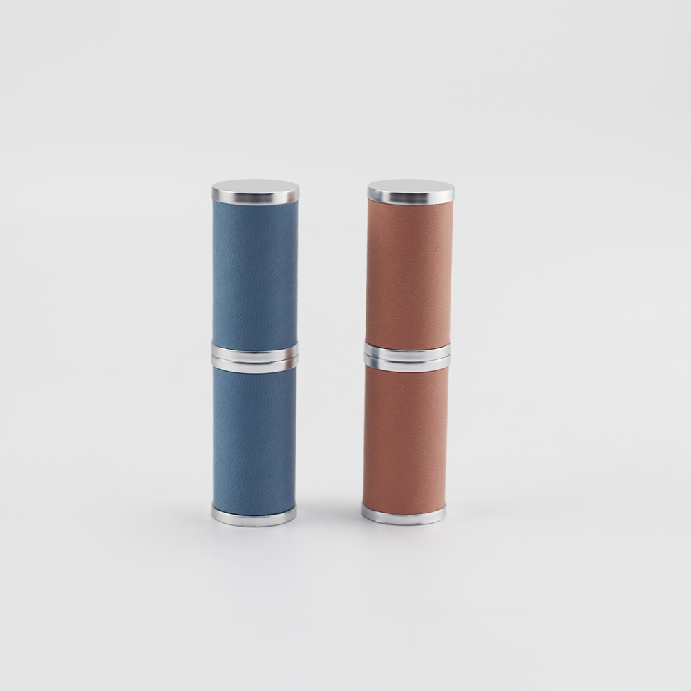 Custom Bottom-fill Perfume Atomizer Spray Bottle with Leather