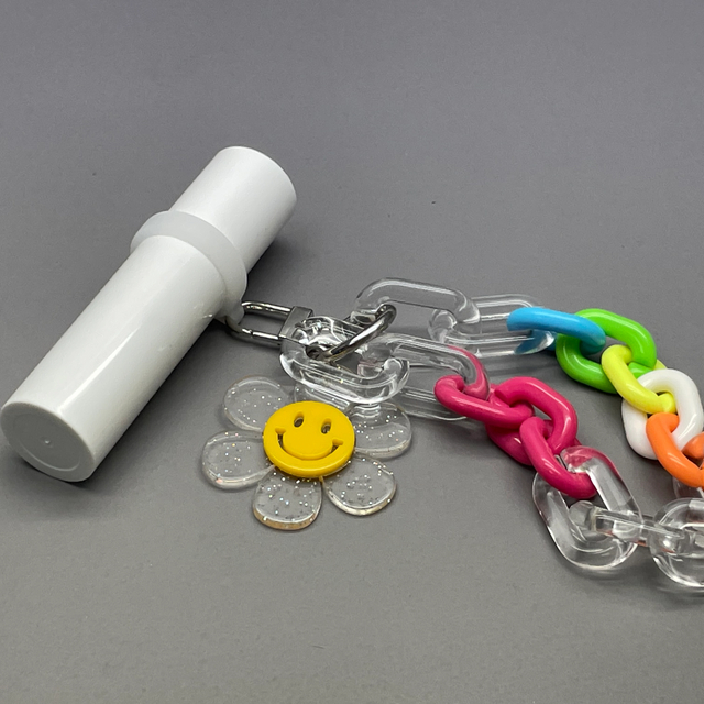Twist Up Aluminum Perfume Atomizer Bottle with Keychain