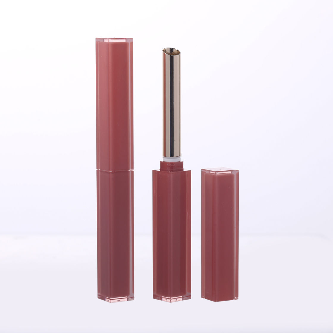 Slim Custom Color Private Logo Empty Plastic Lipstick Tubes Container