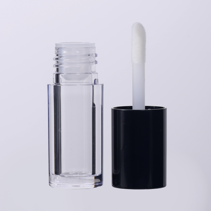 Custom Colors Cute Black Empty Private Logo 3.3ml Lip Gloss Tube
