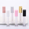 Square clear lip gloss tube