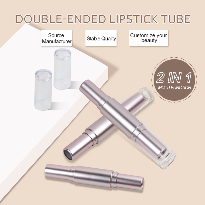 LS-439 Double Ended Lipstick Tube Lip Balm Container