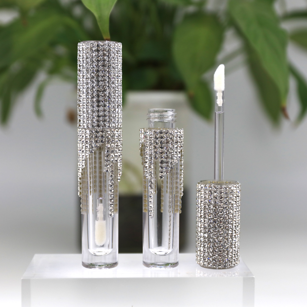 Bling Cosmetic Liquid Lipstick Bottles with Diamond