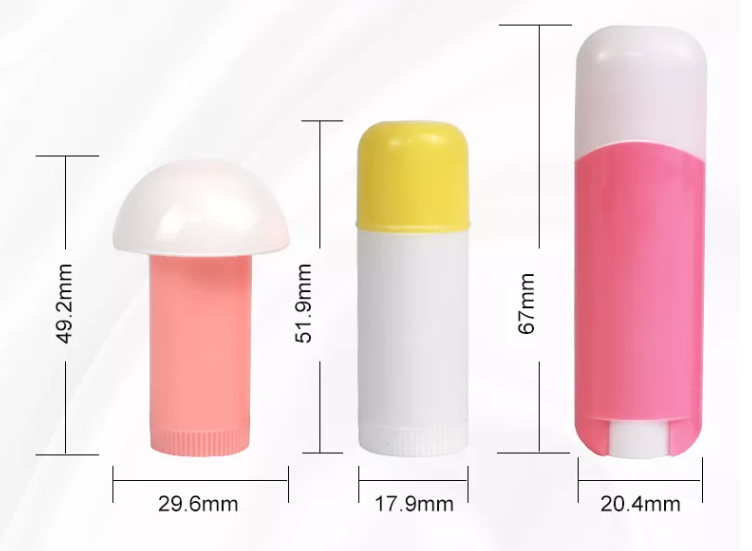 Plastic lipstick tube