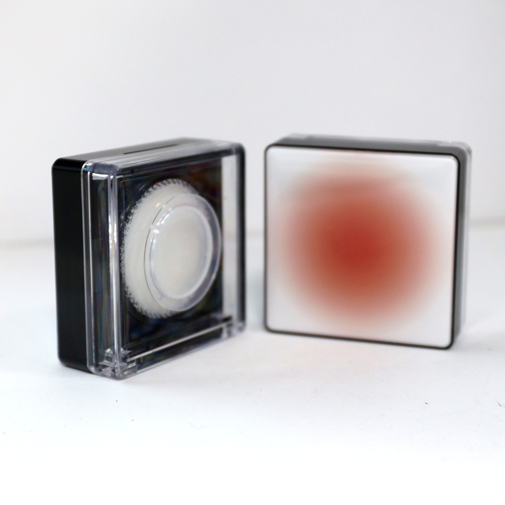 Square Plastic Loose Powder Container