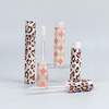 Leopard Print Refillable Lip Gloss Bottles for Lipstick 