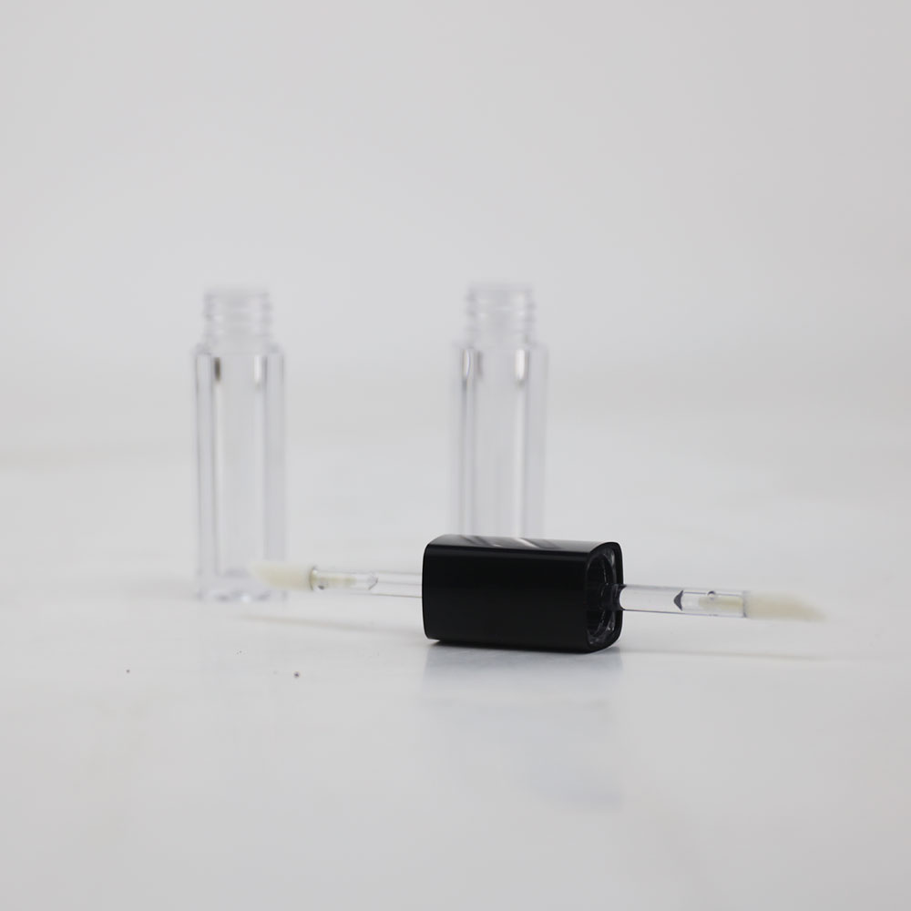 Doubel Sides Empty Transparent Lipgloss Tubes Container