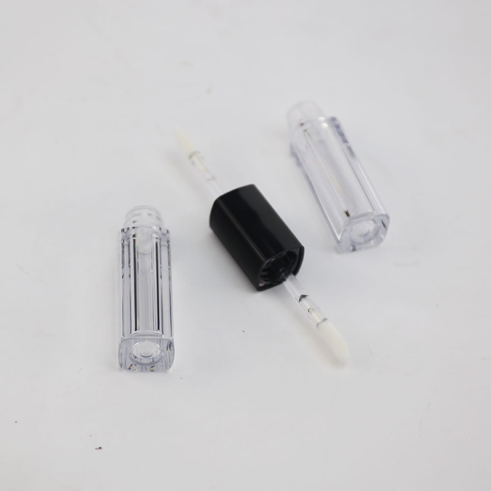 Doubel Sides Empty Transparent Lipgloss Tubes Container